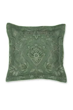 Vierkant Sierkussen Kyoto Nights Groen<Pip Studio