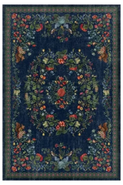 Vloerkleed Fall In Leaf By Pip Donkerblauw<Pip Studio