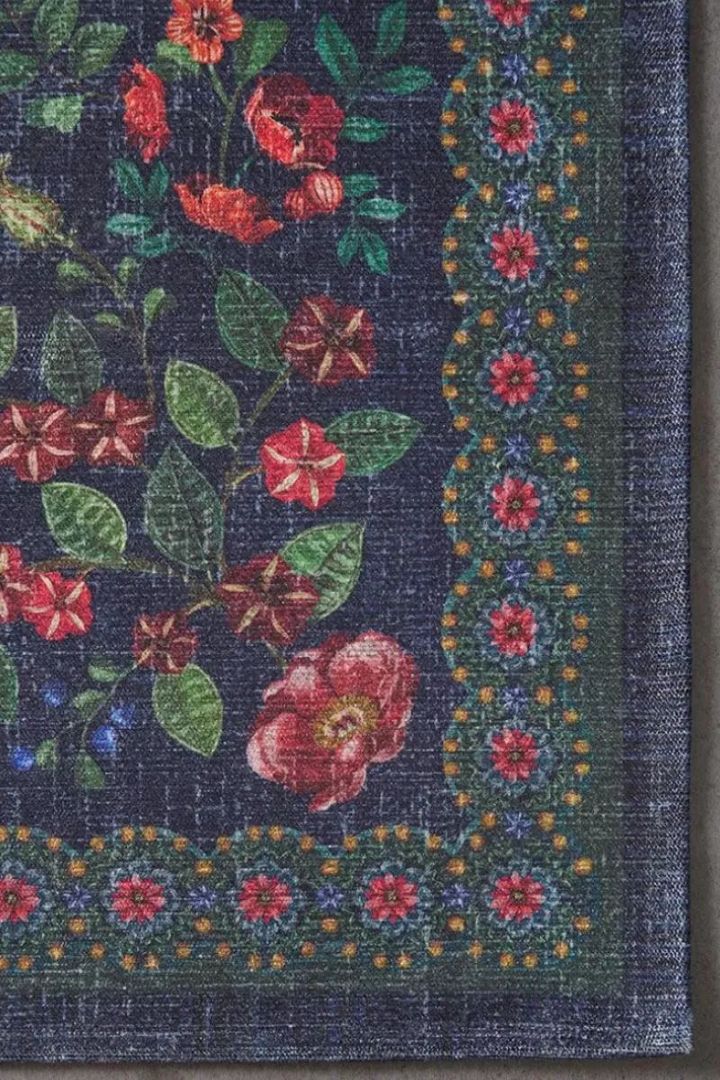 Vloerkleed Fall In Leaf By Pip Donkerblauw<Pip Studio