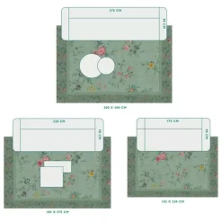 Vloerkleed Fleur Grandeur By Pip<Pip Studio Best