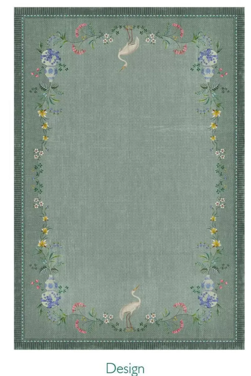 Vloerkleed Jolie By Pip /Groen<Pip Studio
