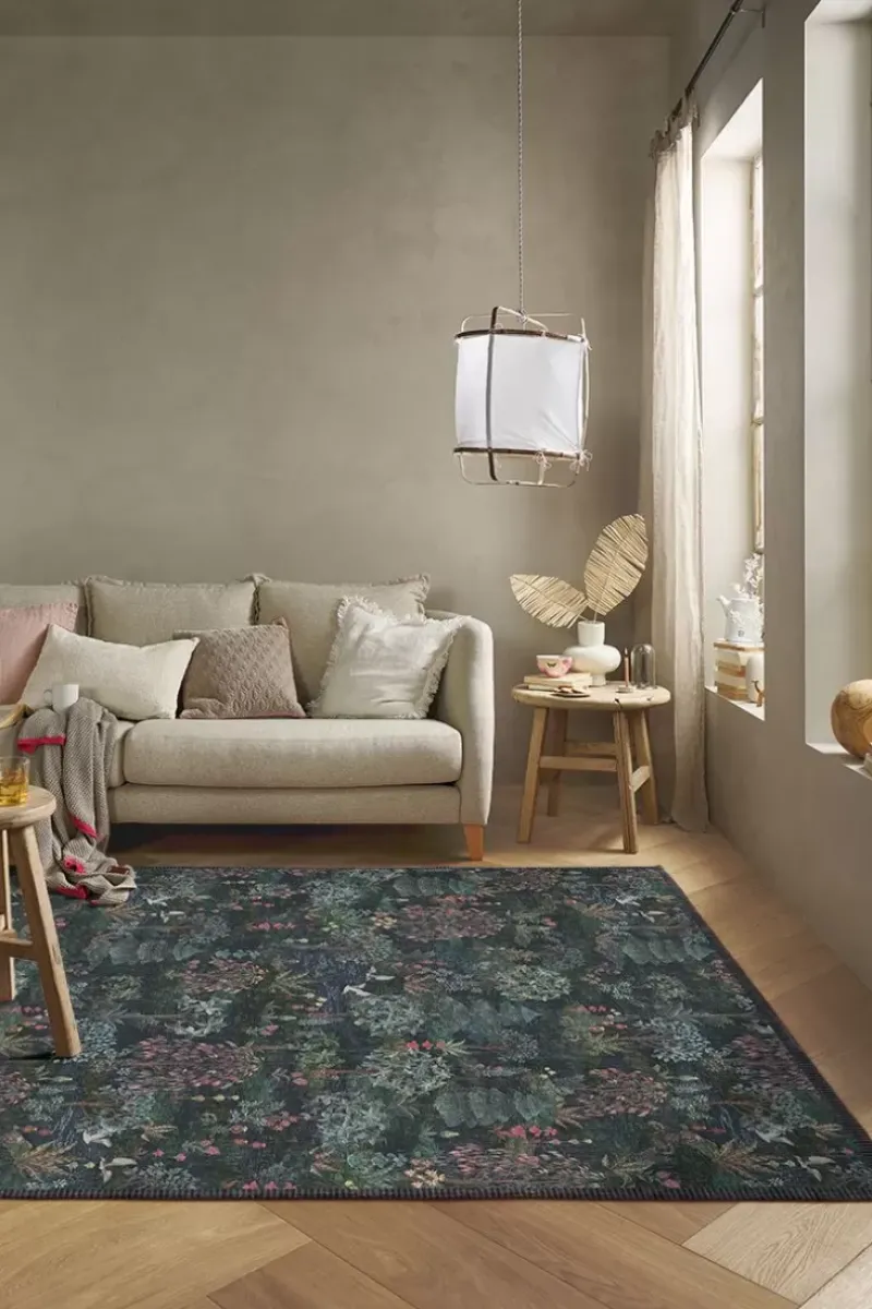 Vloerkleed Pip Garden By Pip Donkerblauw<Pip Studio Best