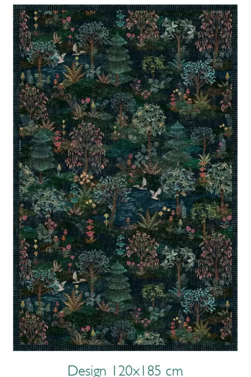 Vloerkleed Pip Garden By Pip Donkerblauw<Pip Studio Best