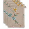 Washandje Set/3 Les Fleurs 16X22 Cm<Pip Studio New