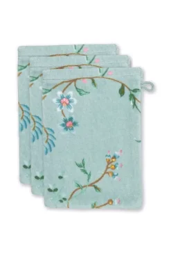 Washandje Set/3 Les Fleurs 16X22 Cm<Pip Studio Sale