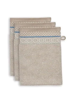 Washandje Set/3 Soft Zellige 16X22 Cm<Pip Studio