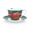 Winter Wonderland Cappuccino Kop & Schotel Groen<Pip Studio Sale