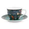 Winter Wonderland Espresso Kop & Schotel Donkerblauw<Pip Studio Outlet
