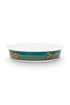 Winter Wonderland Serveerschaal Rond Groen<Pip Studio Outlet