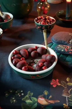 Winter Wonderland Serveerschaal Rond Groen<Pip Studio Outlet