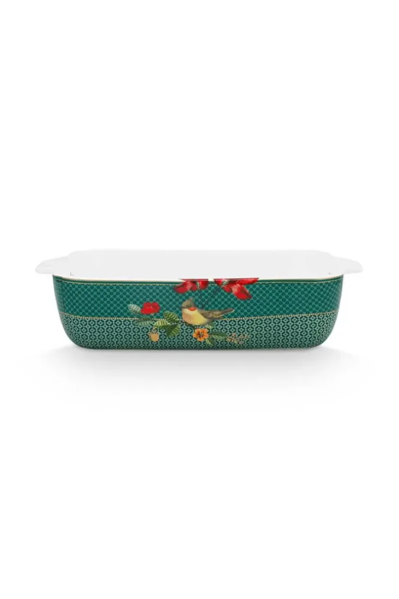 Winter Wonderland Serveerschaal Rechthoekig Groot Groen<Pip Studio Hot