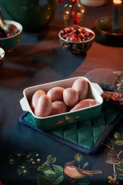 Winter Wonderland Serveerschaal Rechthoekig Groot Groen<Pip Studio Hot