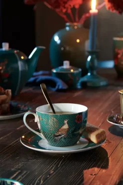 Winter Wonderland Set/2 Cappuccino Kop & Schotel Groen<Pip Studio Best